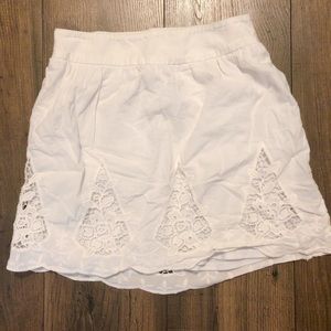 White skirt
